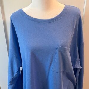 New With Tags Loft Outlet Womens Periwinkle Blue Shirt Size XL
